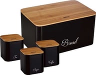 Kinghoff Lumarko Bread Box Kinghoff Kh-1586 Bread Box With A Set Of Kitchen Containers!