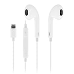 Ecouteurs Semi Intra-Auriculaires Lightning - Blanc Way