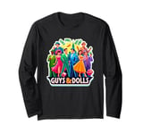 Guys Dolls Retro New York Theatre Musicals Long Sleeve T-Shirt