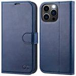 OCASE Etui Coque iPhone 13 Pro Max, Antichoc TPU Housse iPhone 13 Pro Max Cuir PU Portefeuille [RFID Blocage] [Béquille] [Fentes pour Cartes] Coque pour iPhone 13 Pro Max (6,7 Pouces) - Bleu