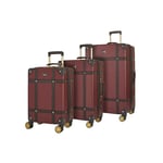 Rock Luggage Vintage Set of 3 Hard Shell Suitcases