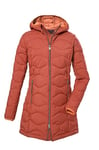 G.I.G.A. DX Femme Parka matelassée avec capuche/parka fonctionnelle aspect duvet GW 20 WMN QLTD PRK, dark apricot, 34, 39844-000