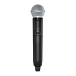 Shure - GLXD2+/B58, Digital Wireless Dual Band Handheld Transmitter with BETA58A