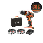 Perceuse à percussion AEG 18V - 2 batteries 4.0Ah - 1 chargeur BSB18C2XLI-402CA