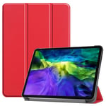 Apple iPad Pro 11 2020 (2nd Gen)    Tri-Fold PU Case    Red