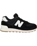 New Balance Homme 574 Sneaker, Black 001, 43 EU