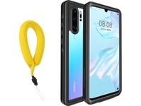 Strado Waterproof Case + Huawei P30 Pro Stropp - Svart Universal