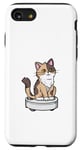 Coque pour iPhone SE (2020) / 7 / 8 Playful House Cleaner Kitten Lover Robot Aspirateur Chat