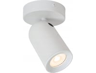 Delight Lucide Punch Taklampe 13958/01/31 Spotlight Taklampe Spot 1X35w Gu10 Hvit