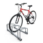 vounot 3 vélos Système Rangement Support pour Bicyclette Sol ou Mural en Acier revêtu Jardin ou Garage Râtelier Familial