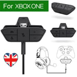 Controller Headset Adapter Audio Mic Headphone Converter for Xbox One Controller