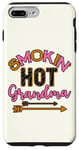 Coque pour iPhone 7 Plus/8 Plus Smoking Hot Grandma Motif zèbre Rose vif