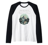 Enjoy the Beauty of Crazy Peak Montana Mountain MT Summit Raglan Baseball Tee