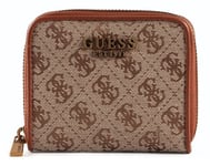 Guess Aviana SLG Womens Small Zip Around Purse In Lattee