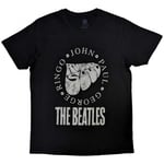 The Beatles Unisex Adult Rubber Soul Names Cotton T-Shirt - M