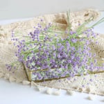 1st konstgjorda blommor Plast Gypsophila DIY Blombuketter Arrangemang 64cm För bröllop Festlig heminredning light purple