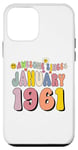 Coque pour iPhone 12 mini Awesome Since January 1961 64 Years Old 64th Birthday