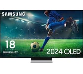 55" SAMSUNG QE55S93DAEXXU  Smart 4K Ultra HD HDR OLED TV with Bixby & Amazon Alexa, Silver/Grey