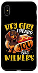 iPhone XS Max Hey Girl I heard you like Wieners Funny Dachshund Case