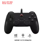 Betop BEITONG Wired Gamepad Fighting Game Control Arcade Joystick PS3:lle Android TV/PC/Steam/Box, Johtava silikoni