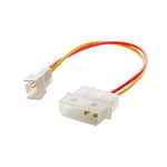 Akyga AK-CA-36 Câble d'alimentation Molex mâle vers 3 Broches 5 V 15 cm