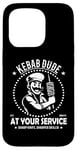 Coque pour iPhone 15 Pro Couteau à aiguiser Kebab Dude - Sharp Skills - Design amusant