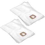 10x Sacs compatible avec Flex vce 45 m ac aspirateur - microfibres non tissées, 34cm x 30cm blanc - Vhbw