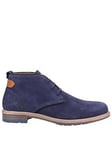 Hush Puppies Jonas Suede Chukka Boot - Navy, Navy, Size 7, Men