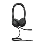 Jabra Evolve2 30 SE - sladdat stereoheadset certifierat för UC, med USB-A