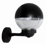 Éclairage D'Extérieur Boule Parasol IP44 Noir E27 Extérieur Lampe Mur Maison