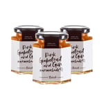 Hawkshead Pink Grapefruit & Gin Marmalade 3 x 225g - Vegan, Gluten-Free, Zesty