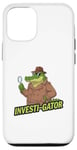 iPhone 12/12 Pro Kids Funny Investi-Gator Detective Pun Alligator Reptile Case