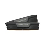 CORSAIR VENGEANCE 32GB (2x16GB) DDR5 6400 CL32-40-40-84 1.4V Std PMIC Intel XMP Memory - Black