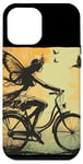 iPhone 12 Pro Max Fairy and butterflies on bike for boys and girls Case