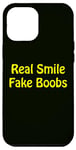 Coque pour iPhone 12 Pro Max Real Smile. Faux Seins