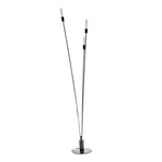 Lampadaire design filaire pour extérieur roseaux lumineux tige flexible LED blanc REEDS H156cm