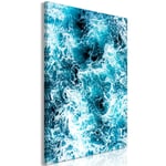 Billede - Sea Currents (1 Part) Vertical - 40 x 60 cm - På italiensk lærred