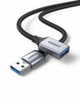 USB Extension Lead Braided USB 3.0 Extension Cable 5Gbps High Speed Male to Fema