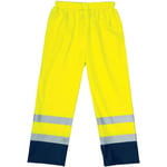 Pantalon de pluie HARBOR polyuréthane HI-VIZ jaune/marine 3M TL - COVERGUARD - 70321