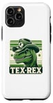 Coque pour iPhone 11 Pro Texas T-Rex Dino, Tex Rex, citations amusantes du Texas