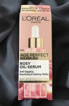 L'Oréal Paris Age Perfect Golden 60+ Rosy Oil Face Serum Boosts Skin Radiance NW