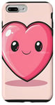 Coque pour iPhone 7 Plus/8 Plus Kawaii Coeur Cartoon Saint-Valentin