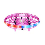 Mini Drone for Kids UFO Flying Ball Toys,Hand Controlled Interactive Infrared Induction Helicopter Ball with360° Rotating and LED Lights For 4-12Years Children Boys Girls Kids Toys Gifts,Lantern Pink