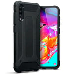 Thin Double Layer Impact Case For Samsung Galaxy A70 - Black