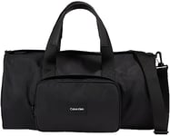 Calvin Klein Homme Duffle Bag Sac Barrel Bagage Cabine, Noir (Ck Black), Taille Unique