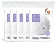 simplehuman 35L Code H Bin Liners - Pack of 100