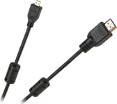 Cabletech Hdmi Micro - Hdmi-Kabel 1.8M Svart (Kpo3909-1.8)