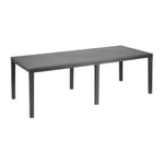 Table D'extérieur Extensible En Polypropylène. Couleur: Anthracite 72x150/220x90cm Ipae Progarden