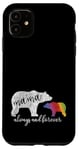 Coque pour iPhone 11 Rainbow Mama Bear LGBT Always Forever Love Support Pride LGBT