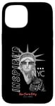 iPhone 15 Cool New York City NYC Statue of Liberty USA Flag Design Case